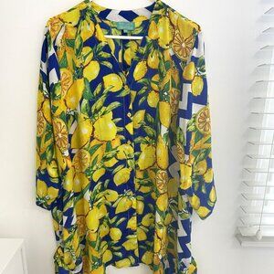 Lemon theme blouse